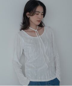 GALLEST / ギャレスト カットソー | 【一部店舗限定】クラッシュベロア2Wayカットソー