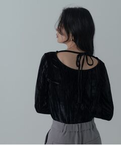 GALLEST / ギャレスト カットソー | 【一部店舗限定】クラッシュベロア2Wayカットソー