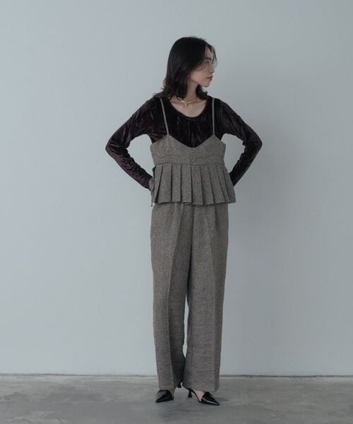 GALLEST / ギャレスト カットソー | 【一部店舗限定】クラッシュベロア2Wayカットソー | 詳細1