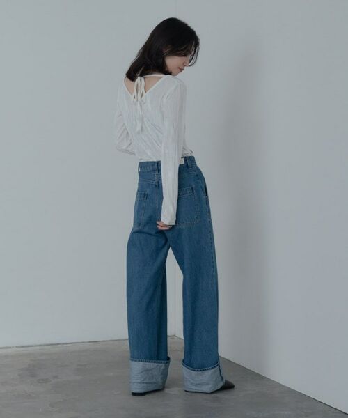 GALLEST / ギャレスト カットソー | 【一部店舗限定】クラッシュベロア2Wayカットソー | 詳細11