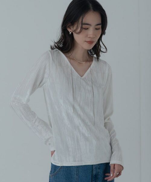 GALLEST / ギャレスト カットソー | 【一部店舗限定】クラッシュベロア2Wayカットソー | 詳細17