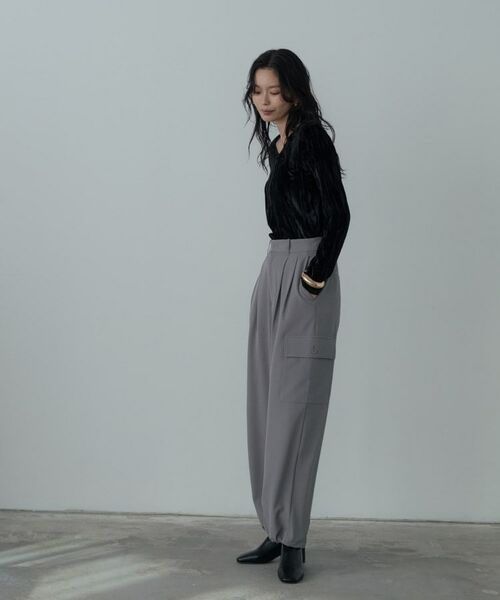 GALLEST / ギャレスト カットソー | 【一部店舗限定】クラッシュベロア2Wayカットソー | 詳細20