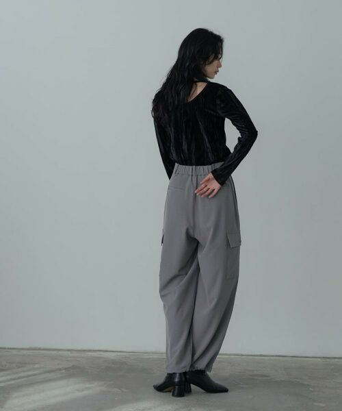 GALLEST / ギャレスト カットソー | 【一部店舗限定】クラッシュベロア2Wayカットソー | 詳細21