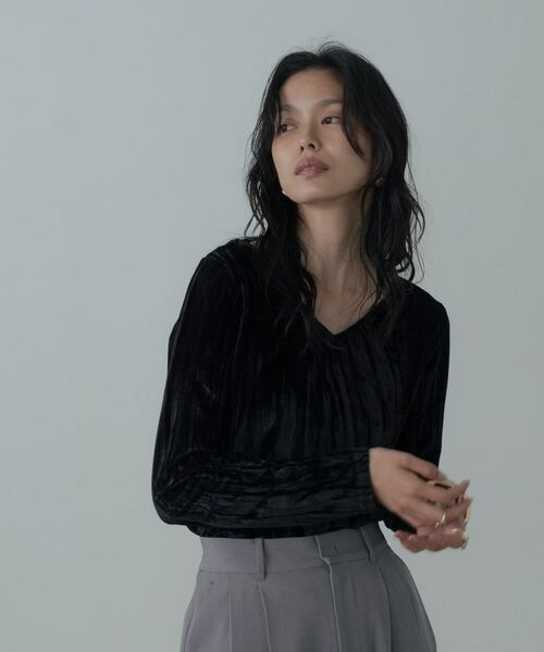 GALLEST / ギャレスト カットソー | 【一部店舗限定】クラッシュベロア2Wayカットソー | 詳細23