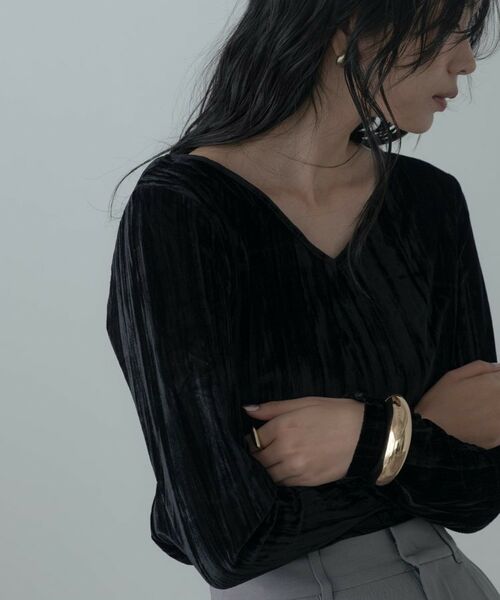 GALLEST / ギャレスト カットソー | 【一部店舗限定】クラッシュベロア2Wayカットソー | 詳細26