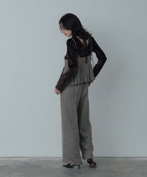 GALLEST / ギャレスト カットソー | 【一部店舗限定】クラッシュベロア2Wayカットソー | 詳細3