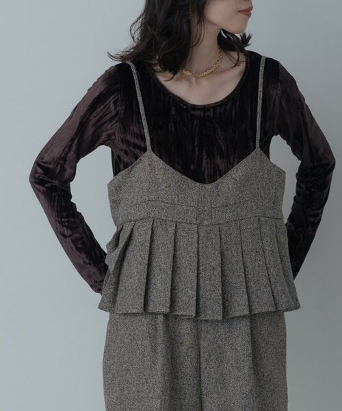 GALLEST / ギャレスト カットソー | 【一部店舗限定】クラッシュベロア2Wayカットソー | 詳細7