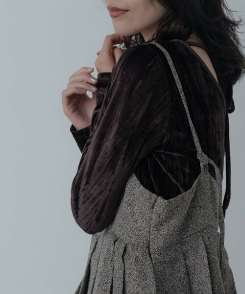 GALLEST / ギャレスト カットソー | 【一部店舗限定】クラッシュベロア2Wayカットソー | 詳細9