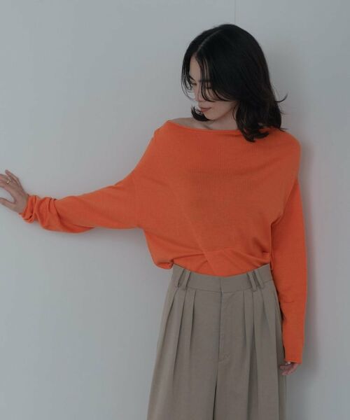 GALLEST / ギャレスト ニット・セーター | 2Wayドレープスリットニット | 詳細14