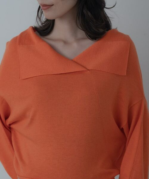 GALLEST / ギャレスト ニット・セーター | 2Wayドレープスリットニット | 詳細20
