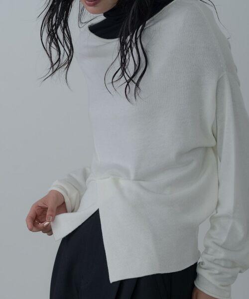 GALLEST / ギャレスト ニット・セーター | 2Wayドレープスリットニット | 詳細21