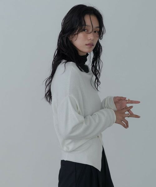 GALLEST / ギャレスト ニット・セーター | 2Wayドレープスリットニット | 詳細24