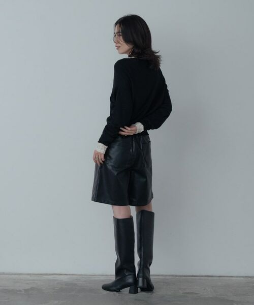 GALLEST / ギャレスト ニット・セーター | 2Wayドレープスリットニット | 詳細3