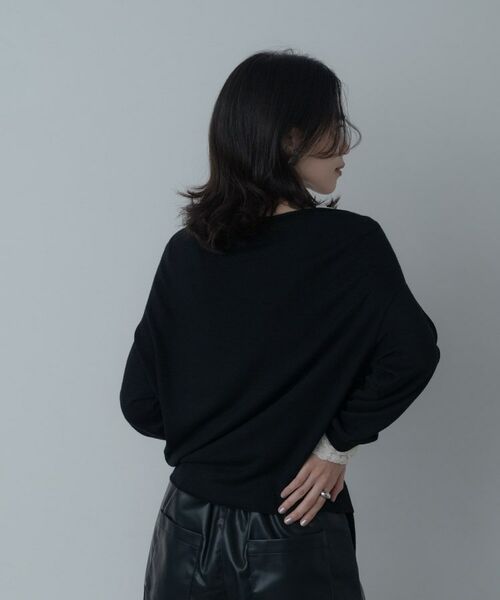 GALLEST / ギャレスト ニット・セーター | 2Wayドレープスリットニット | 詳細5