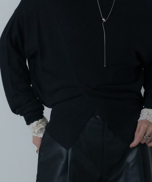 GALLEST / ギャレスト ニット・セーター | 2Wayドレープスリットニット | 詳細7