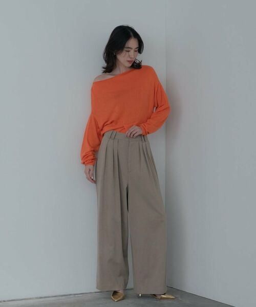 GALLEST / ギャレスト ニット・セーター | 2Wayドレープスリットニット | 詳細9