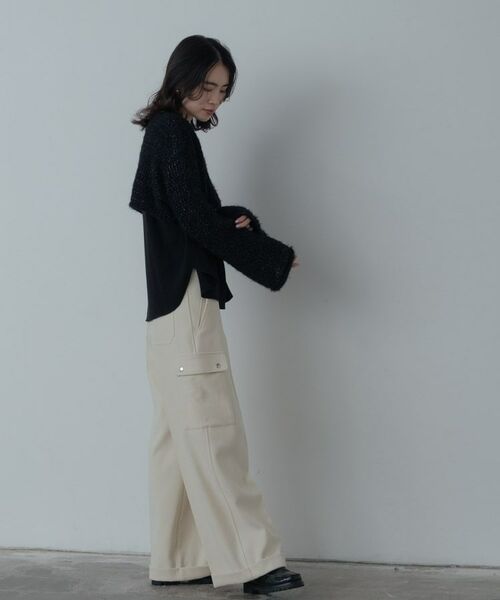 GALLEST / ギャレスト ニット・セーター | クロップドメッシュニット | 詳細11