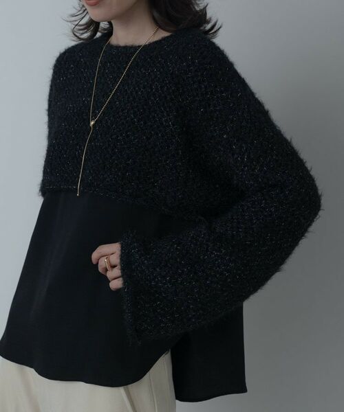 GALLEST / ギャレスト ニット・セーター | クロップドメッシュニット | 詳細17