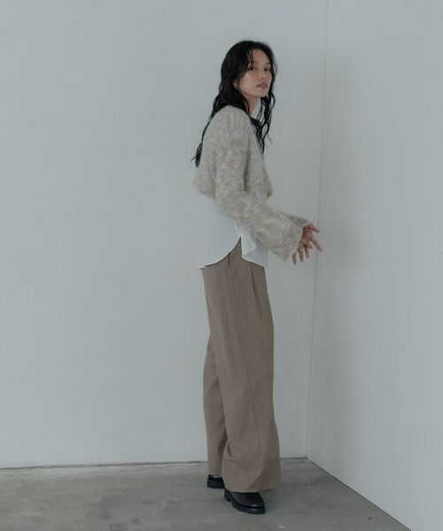 GALLEST / ギャレスト ニット・セーター | クロップドメッシュニット | 詳細2