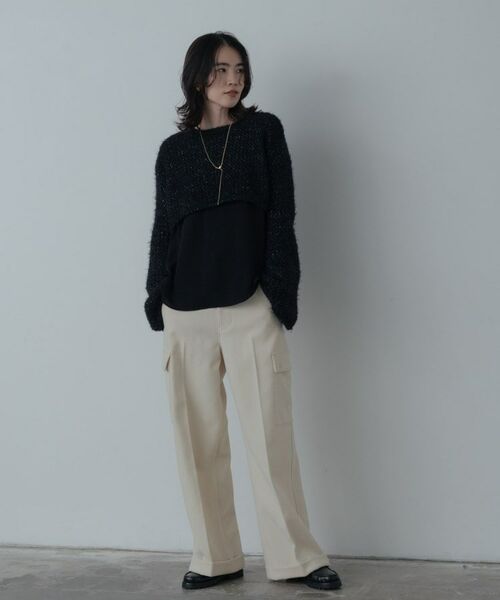 GALLEST / ギャレスト ニット・セーター | クロップドメッシュニット | 詳細9