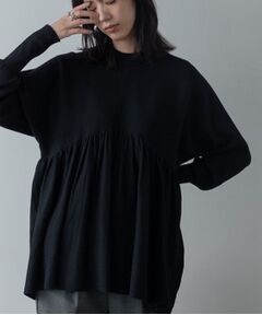 GALLEST / ギャレスト ニット・セーター | ペプラムハイネックニット