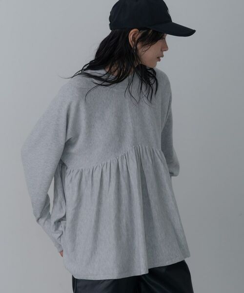 GALLEST / ギャレスト ニット・セーター | ペプラムハイネックニット（ライトグレー(901)）