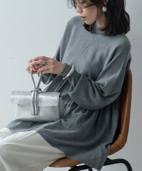 ペプラムハイネックニット （ニット・セーター）｜GALLEST