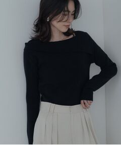 GALLEST / ギャレスト ニット・セーター | アシメオフショルニット