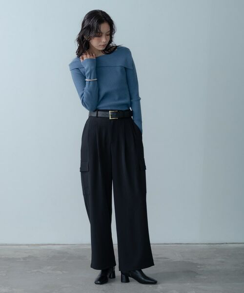 GALLEST / ギャレスト ニット・セーター | アシメオフショルニット | 詳細10