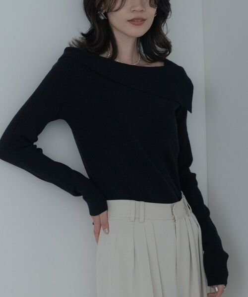 GALLEST / ギャレスト ニット・セーター | アシメオフショルニット | 詳細16