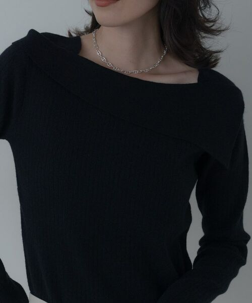 GALLEST / ギャレスト ニット・セーター | アシメオフショルニット | 詳細18