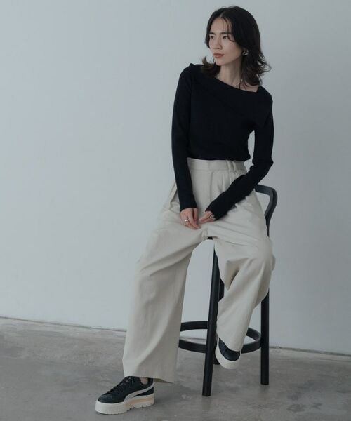 GALLEST / ギャレスト ニット・セーター | アシメオフショルニット | 詳細19