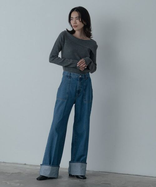 GALLEST / ギャレスト ニット・セーター | アシメオフショルニット | 詳細20