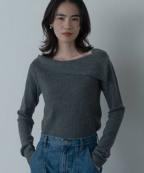 GALLEST / ギャレスト ニット・セーター | アシメオフショルニット | 詳細22