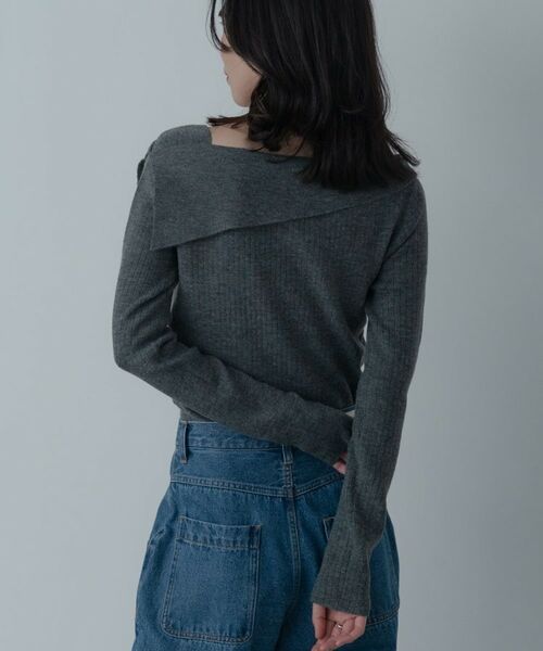 GALLEST / ギャレスト ニット・セーター | アシメオフショルニット | 詳細23