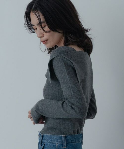 GALLEST / ギャレスト ニット・セーター | アシメオフショルニット | 詳細24