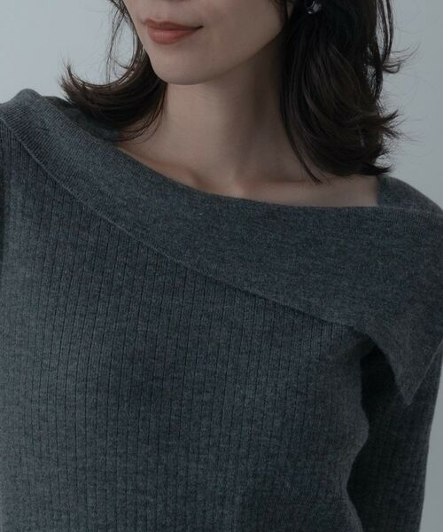 GALLEST / ギャレスト ニット・セーター | アシメオフショルニット | 詳細26