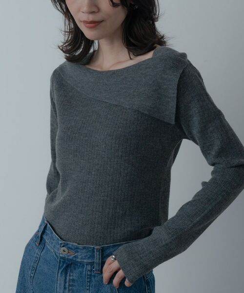 GALLEST / ギャレスト ニット・セーター | アシメオフショルニット | 詳細27