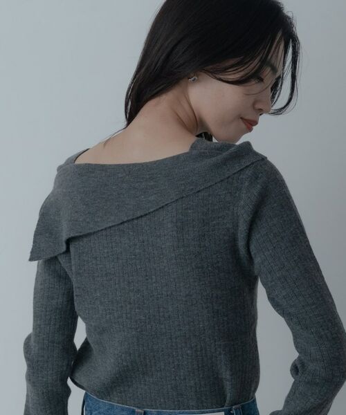 GALLEST / ギャレスト ニット・セーター | アシメオフショルニット | 詳細28