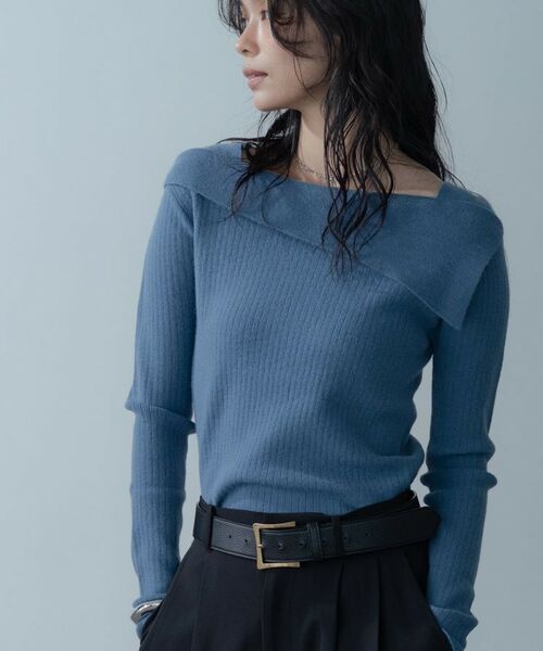 GALLEST / ギャレスト ニット・セーター | アシメオフショルニット | 詳細7
