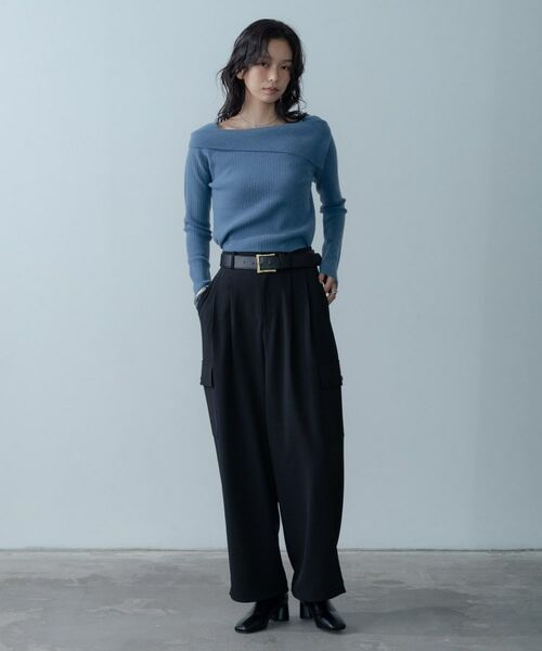 GALLEST / ギャレスト ニット・セーター | アシメオフショルニット | 詳細9
