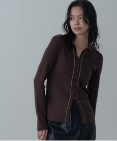 GALLEST / ギャレスト ニット・セーター | 【一部店舗限定】ポロ衿リブニット