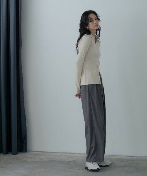 GALLEST / ギャレスト ニット・セーター | 【一部店舗限定】ポロ衿リブニット | 詳細11