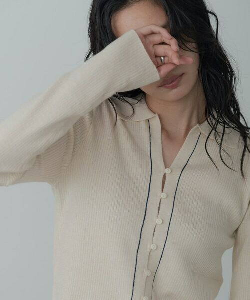 GALLEST / ギャレスト ニット・セーター | 【一部店舗限定】ポロ衿リブニット | 詳細16