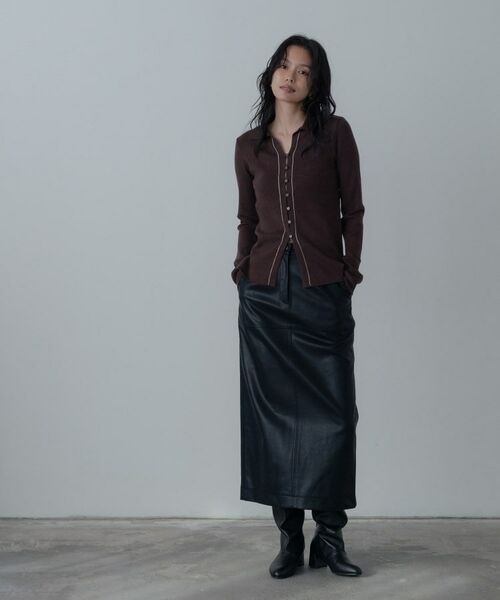 GALLEST / ギャレスト ニット・セーター | 【一部店舗限定】ポロ衿リブニット | 詳細17