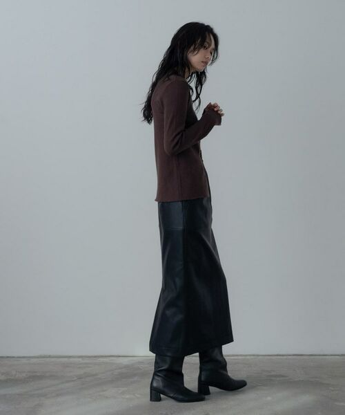 GALLEST / ギャレスト ニット・セーター | 【一部店舗限定】ポロ衿リブニット | 詳細19