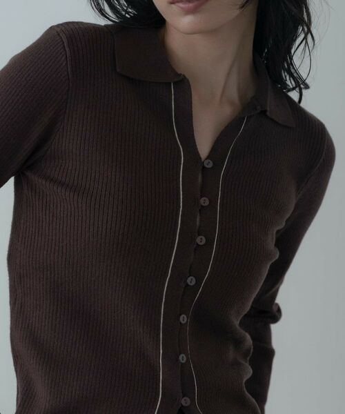 GALLEST / ギャレスト ニット・セーター | 【一部店舗限定】ポロ衿リブニット | 詳細24