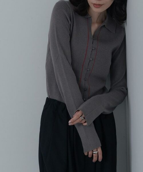 GALLEST / ギャレスト ニット・セーター | 【一部店舗限定】ポロ衿リブニット | 詳細5