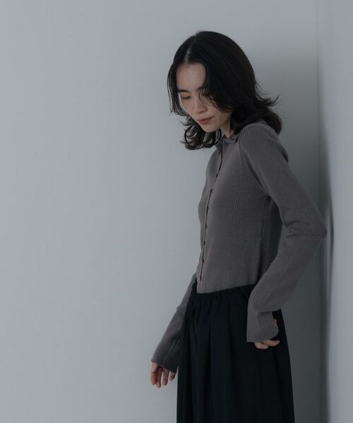 GALLEST / ギャレスト ニット・セーター | 【一部店舗限定】ポロ衿リブニット | 詳細7