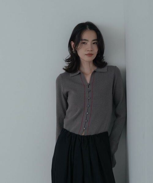 GALLEST / ギャレスト ニット・セーター | 【一部店舗限定】ポロ衿リブニット | 詳細8